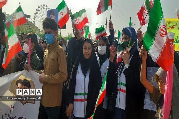 راهپیمایی ۱۳ آبان در خوزستان