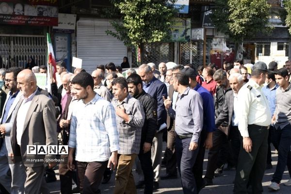 راهپیمایی روز دانش‌آموز در بهنمیر