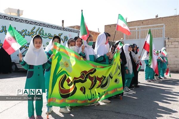 حضور با شکوه مردم آباده در راهپیمایی 13 آبان