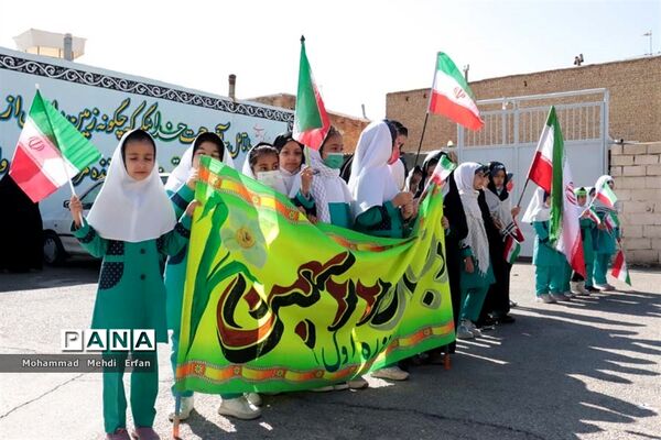 حضور با شکوه مردم آباده در راهپیمایی 13 آبان