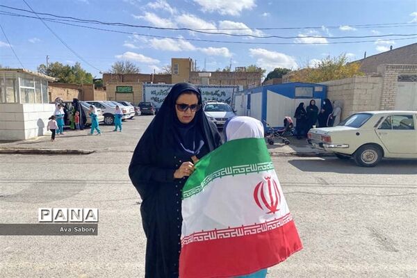 راهپیمایی 13 آبان در شهرستان آباده