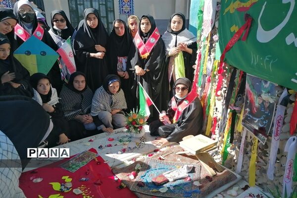حضور پرشوردانش‌آموزان ابرکوهی در راهپیمایی ۱۳ آبان