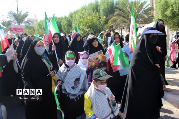 راهپیمایی یو‌م‌الله 13 ابان در بوشهر -2