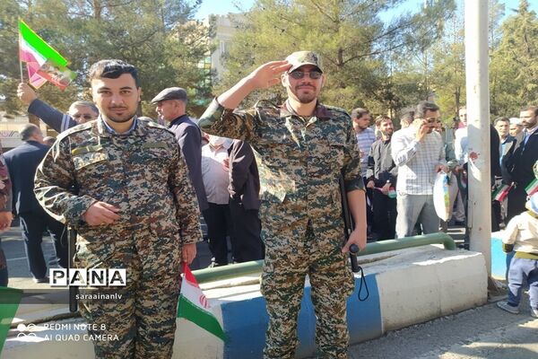 راهپیمایی 13 آبان در قزوین-2