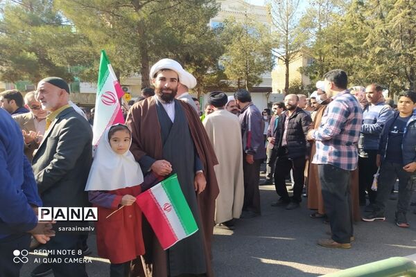 راهپیمایی 13 آبان در قزوین-2