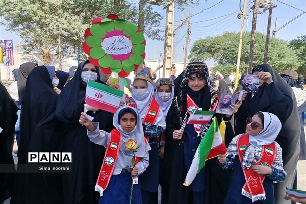 راهپیمایی ۱۳ آبان در مناطق و نواحی خوزستان