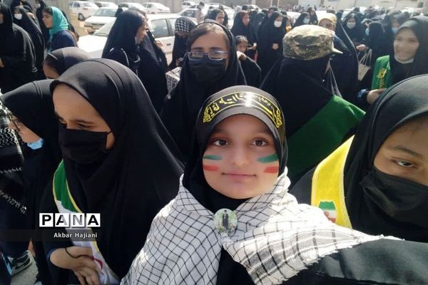 راهپیمایی 13 آبان در کاکی