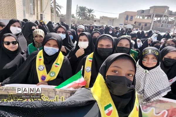 راهپیمایی 13 آبان در کاکی