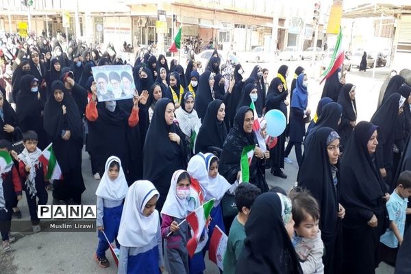 راهپیمایی 13 آبان در دیلم