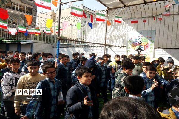 مراسم سوگواری حضرت فاطمه معصومه در دبستان علوی منطقه ۱۳