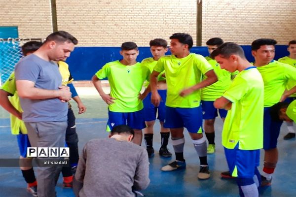 برگزاری مسابقات فوتسال دانش‌آموزی (پسران) جام شهدای دانش‌آموز کلات و شاهچراغ