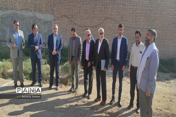 آیین کلنگ‌زنی دبستان سه کلاسه در البوجلال شمالی سوسنگرد