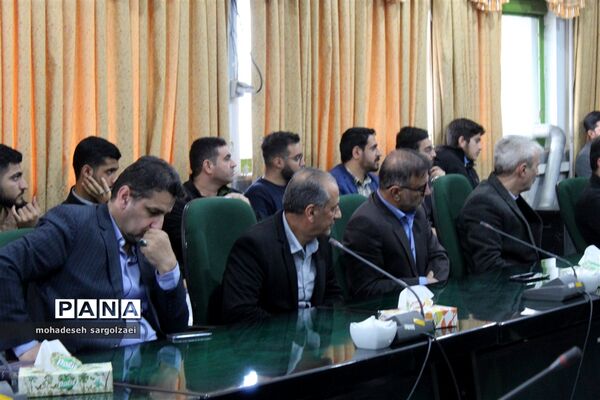 آئین تکریم و معارفه مسئول بسیج دانش‌آموزی ناحیه دو ساری