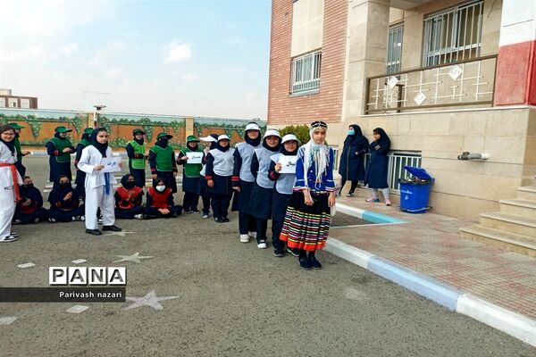 افتتاحیه المپیاد ورزشی مدرسه فرزانگان ملارد