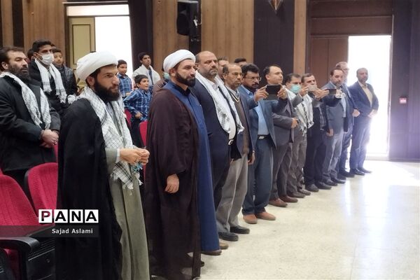 برگزاری یاد واره شهدا و سالروز عروج صاحب تفسیر المیزان در اقلید
