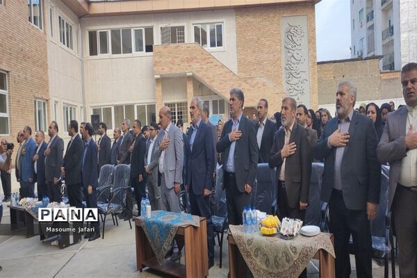 افتتاح مدرسه ۱۸ کلاسه با حضور وزیرآموزش و پرورش در گرگان
