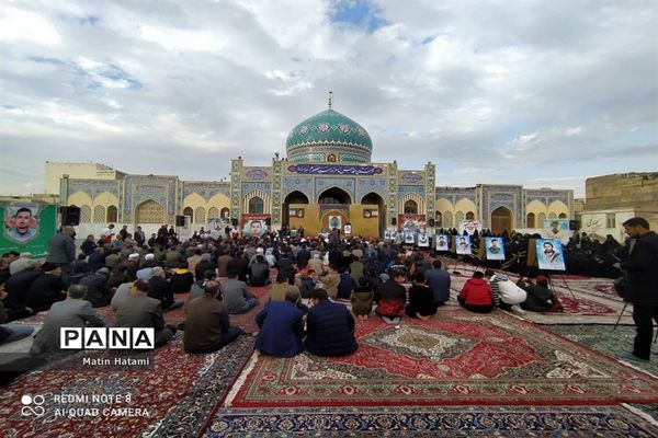 مراسم بزرگداشت چهلمین روز شهادت «مهدی زاهدلویی» در قم