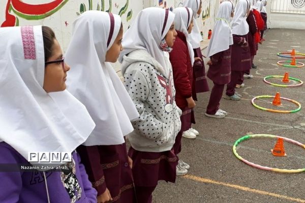 برگزاری المپیاد ورزشی در دبستان حضرت زهرا(س) رودهن