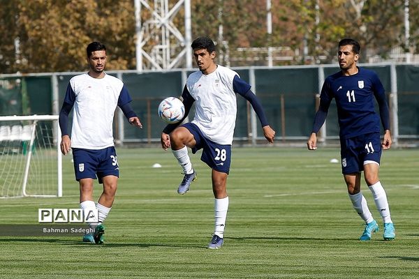 آخرین تمرین تیم ملی فوتبال ایران قبل از اعزام به جام جهانی