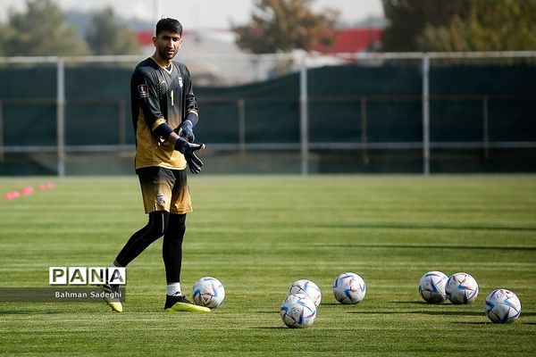 آخرین تمرین تیم ملی فوتبال ایران قبل از اعزام به جام جهانی