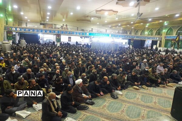 وداع با شهید مدافع امنیت در قائمشهر