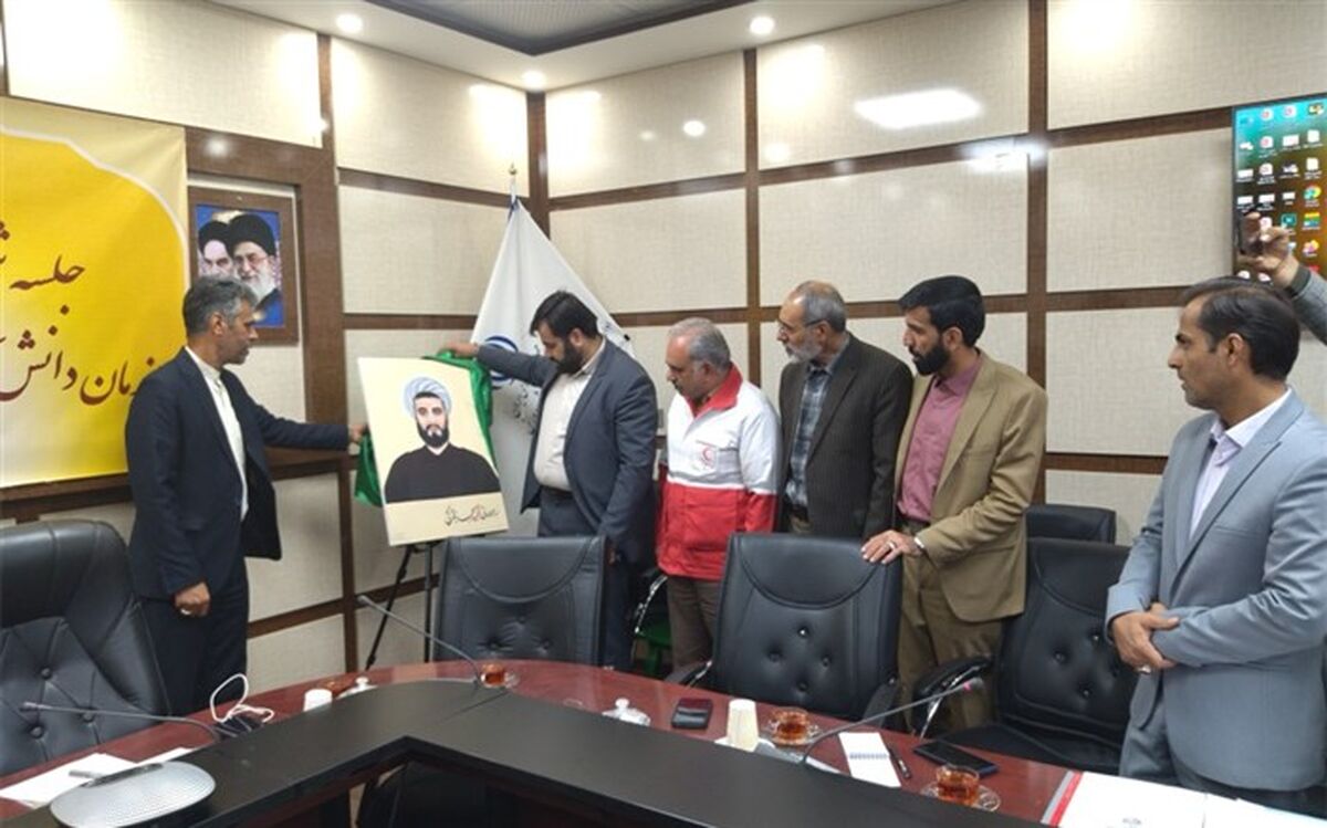 رونمایی از تمثال مبارک شهید حجت‌الاسلام‌والمسلمین حاج سجاد شهرکی/ فیلم