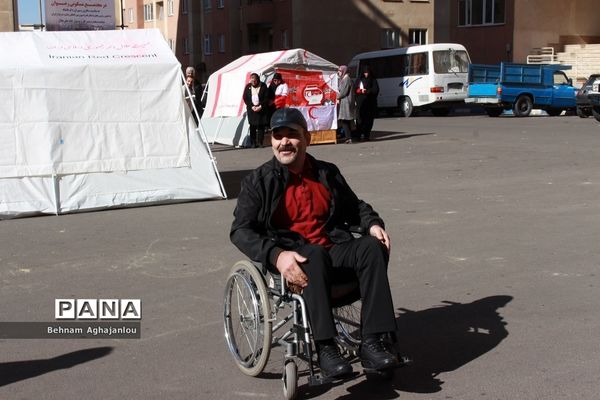 مانور زلزله، تخلیه و اسکان اضطراری در زنجان