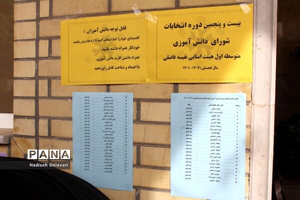بیست و پنجمین دوره انتخابات شورای دانش‌آموزی مدارس قم