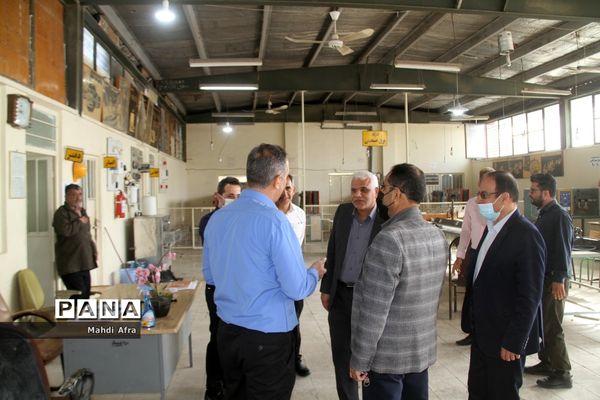 بازدید از هنرستان‌های شهرستان بهبهان