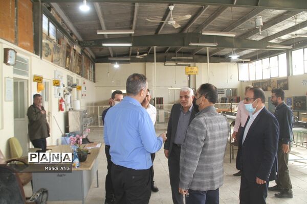 بازدید از هنرستان‌های شهرستان بهبهان