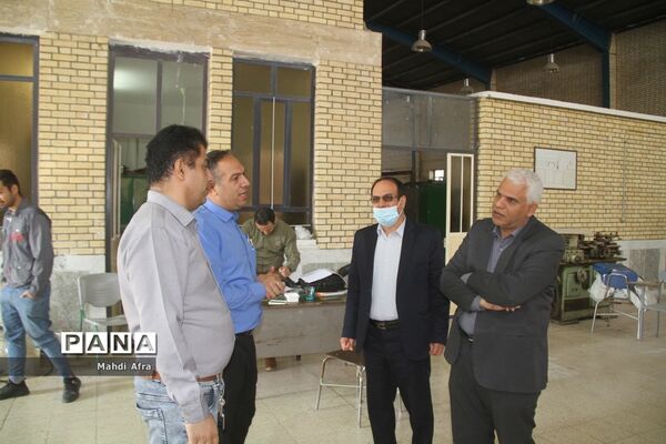 بازدید از هنرستان‌های شهرستان بهبهان