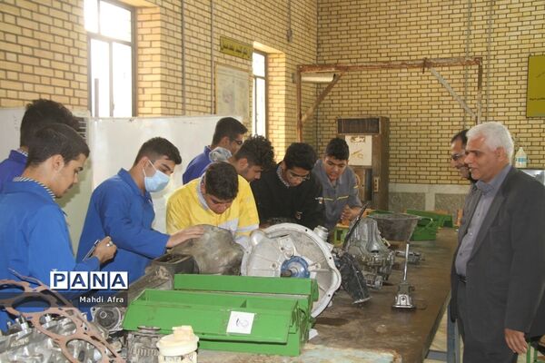 بازدید از هنرستان‌های شهرستان بهبهان