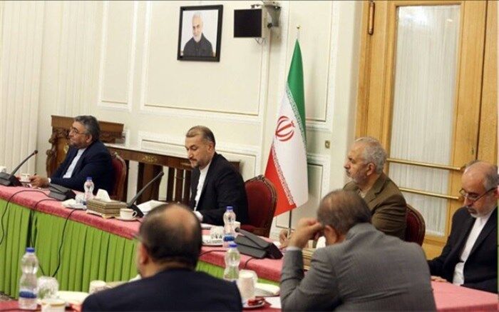 تاکید وزیر خارجه بر تقویت کنشگری دیپلماسی پارلمانی