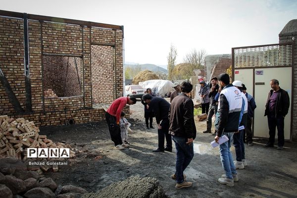 عملیات بازسازی و احداث واحدهای مسکونی مناطق زلزله زده خوی