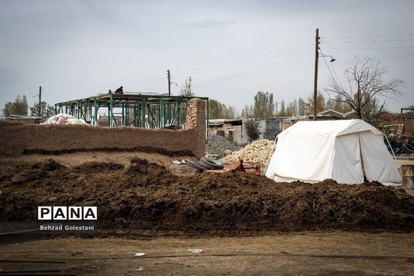 عملیات بازسازی و احداث واحدهای مسکونی مناطق زلزله زده خوی