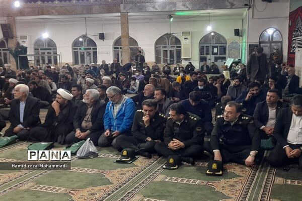 اولین یادواره شهدای نیروی انتظامی شهرستان قائمشهر