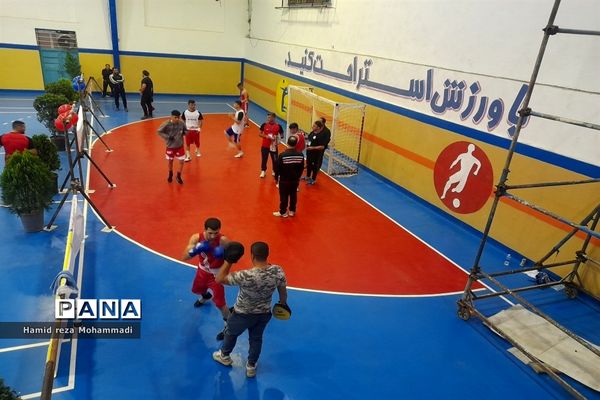 مسابقات قهرمانی بوکس جوانان استان مازندران