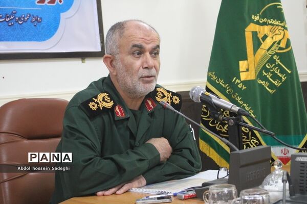 نشست خبری فرمانده امام صادق (ع) بوشهر