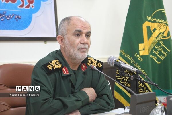 نشست خبری فرمانده امام صادق (ع) بوشهر