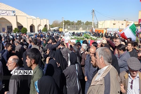 مراسم تشییع شهدای مدافع امنیت در اصفهان