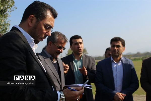 بازدید مدیرکل ورزش و جوانان مازندران از پروژه‌های ورزشی نیمه‌کاره گلوگاه