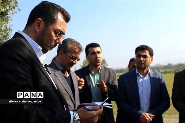بازدید مدیرکل ورزش و جوانان مازندران از پروژه‌های ورزشی نیمه‌کاره گلوگاه