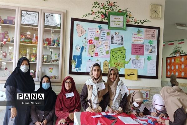 انتخابات شورای دانش‌آموزی در دبستان مرحمت صائب کاشمر