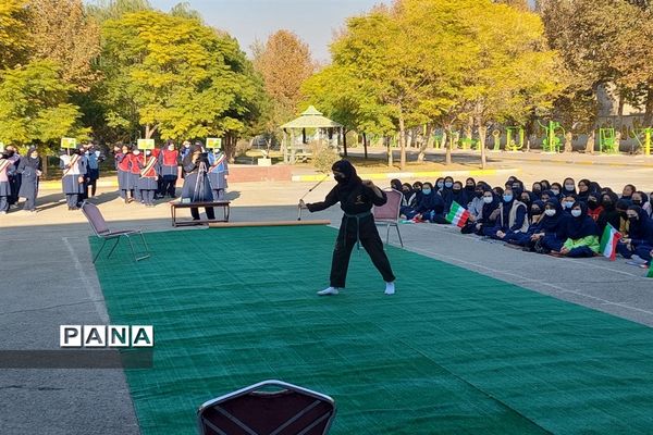 افتتاحیه المپیاد ورزشی درون مدرسه‌ای در مدرسه عصمت صفادشت