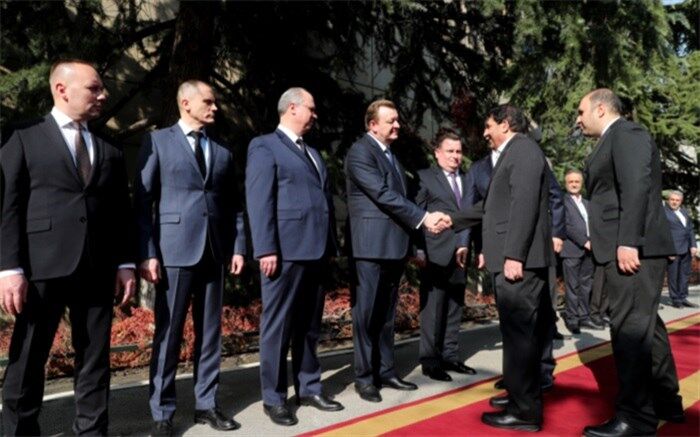 استقبال رسمی ‌مخبر از نخست‌وزیر بلاروس
