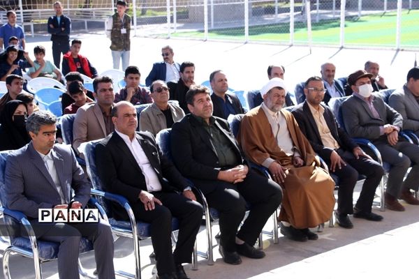 افتتاحیه زمین‌چمن مصنوعی دبیرستان شهیدبهشتی دوره دوم تربت جام