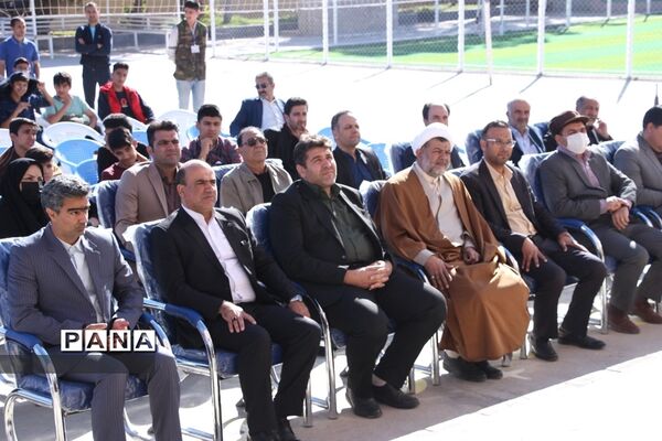افتتاحیه زمین‌چمن مصنوعی دبیرستان شهیدبهشتی دوره دوم تربت جام