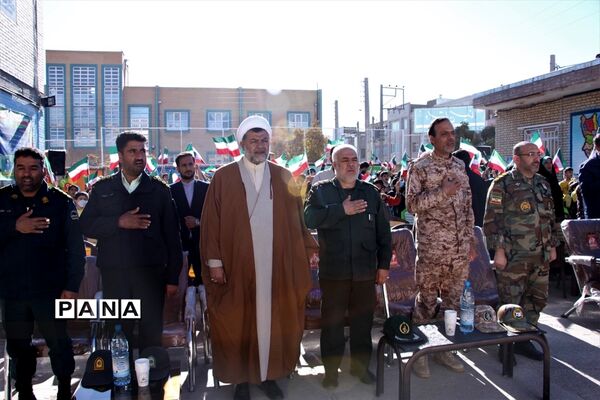 یادواره شهدا در دبستان سینا تربت‌جام
