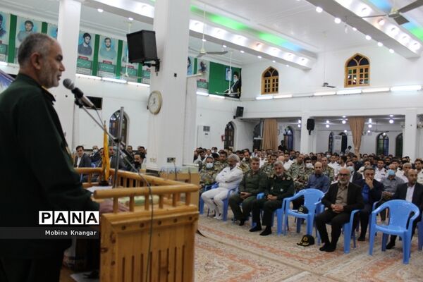گردهمایی بسیج در بهشت صادق بوشهر