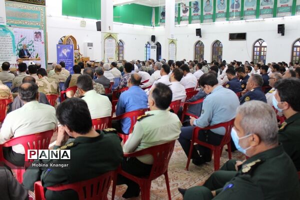 گردهمایی بسیج در بهشت صادق بوشهر